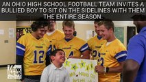 Bullied boy gets surprise of his life from football team
