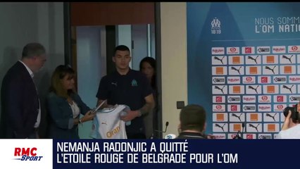 OM : Radonjic n'a pas hésité "une seule seconde" pour rejoindre le club