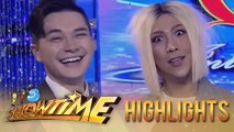 It's Showtime Miss Q & A: Kuya Escort Greg laughs at Vice Ganda