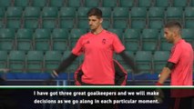 I won't tell you my number one goalkeeper - Lopetegui