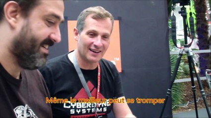 Marcus et la  Dreamcast et le Professeur Djack au Start to Play 2018 à Strasbourg