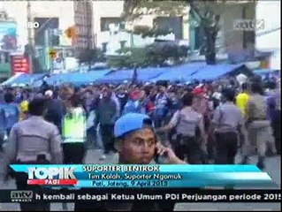 Persiku Kudus Kalah, Suporter Bentrok dengan Polisi
