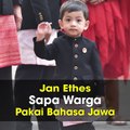 Sapa Masyarakat Pakai Bahasa Jawa, Gestur Jan Ethes Curi Perhatian