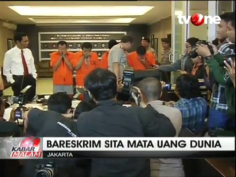 Polisi Bongkar Sindikat Pengedar Uang Palsu Senilai Rp16 Triliun