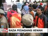 Satpol PP Tertibkan Pedagang Hewan Tanpa Dokumen