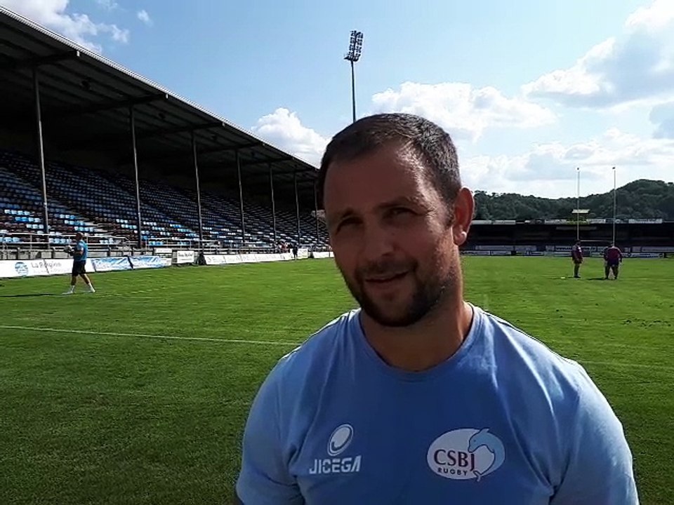 Mickaël Campeggia (CSBJ) avant Hyères-Carqueiranne 31082018