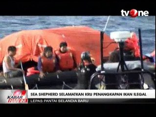Sea Shepherd Selamatkan Kru Kapal Nelayan Ilegal
