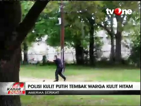 Video Amatir Polisi AS Tembak Mati Pria Kulit Hitam