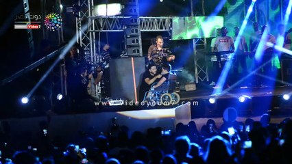 حضور جماهيرى كبير فى حفل تامر حسنى بنادى "الشمس"