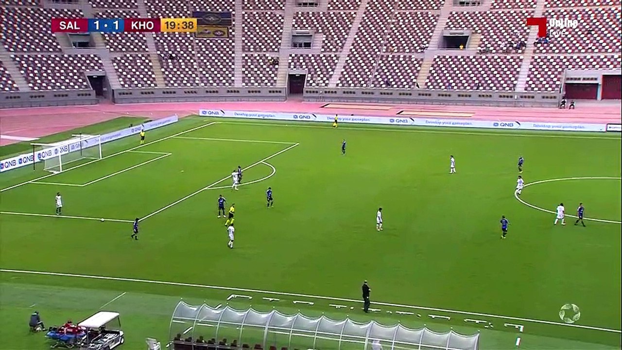 1مباراه  نادي الخور ونادي السيليه  دوري نجوم قطر المرحله الاولى  الجوله (  4)  31_8_2018 الشوط
