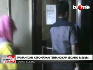 Pasangan Mesum Paman dan Keponakan Digerebek Polisi