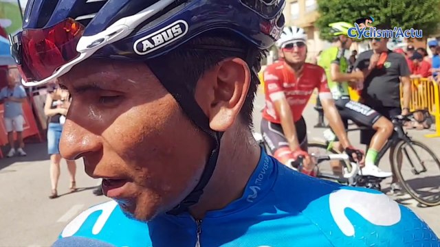 Tour d'Espagne 2018 - Nairo Quintana : C'est dommage que Alejandro Valverde n'ait pas pu remporter l'étape