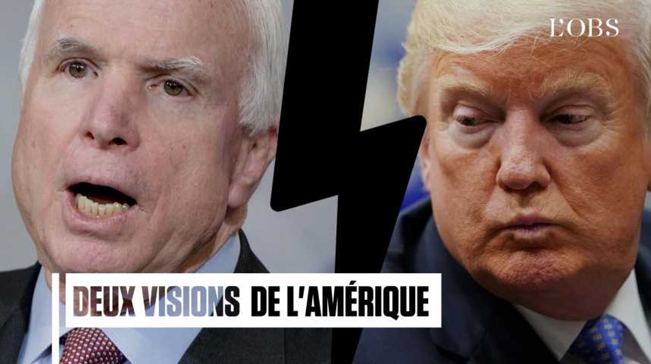 John McCain - Donald Trump : deux visions de la droite américaine