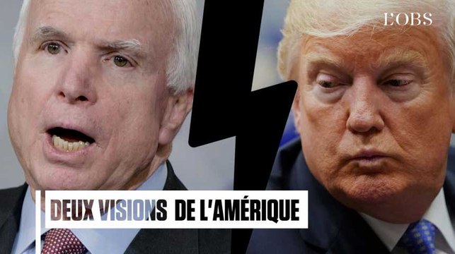 John McCain - Donald Trump : deux visions de la droite américaine
