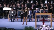 Ariana Grande sings at Home Going of Aretha Franklin
