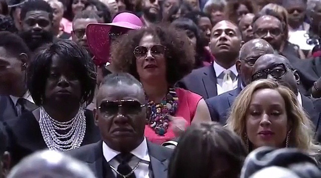 Clark Sister ,,Aretha Franklin Home Going Service
