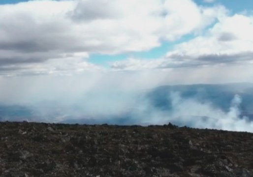 Fires Rage on Central British Columbia Plateaus