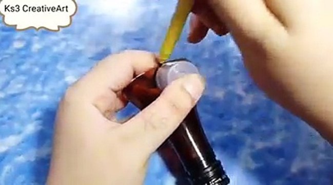 - Wow!!! DIY Room decor | Best out of waste syrup bottel craft idea/reuse plastic bottle | craft ideaCredit: Ks3 CreativeArtFull video:
