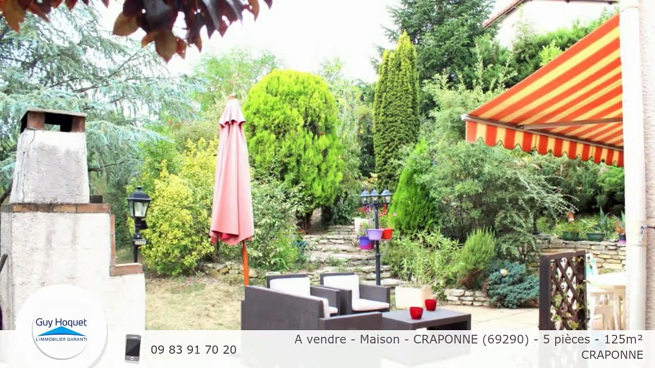 A vendre - Maison - CRAPONNE (69290) - 5 pièces - 125m²