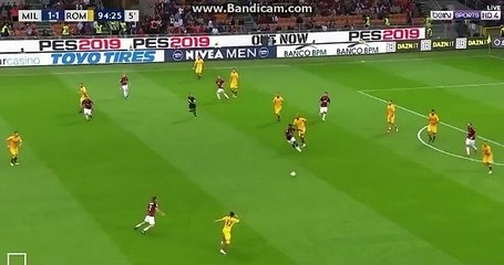 Patrick Cutrone Goal HD - AC Milan 2-1 AS Roma 31.08.2018