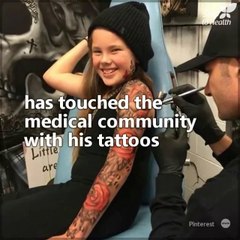 The tattoo artist for sick kids