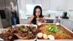 Spicy Ramen + Spicy Korean Beef Ribs MUKBANG | Eating Show