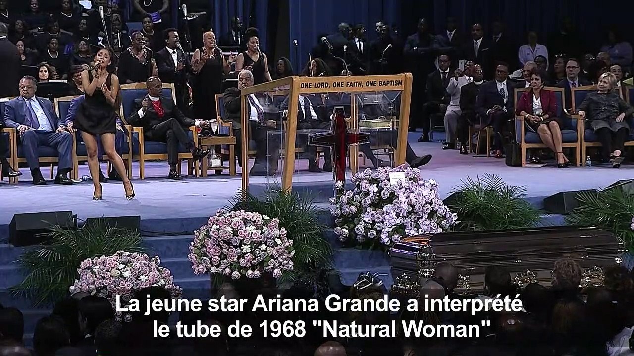 A Détroit, les funérailles grandioses d'Aretha Franklin