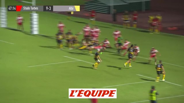 Tarbes l'emporte face à Albi - Rugby - Fédérale 1