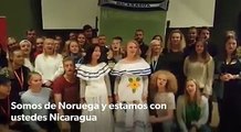 Jóvenes de Europa, África, Asia y América envían un mensaje a todo el pueblo nicaragüense: 