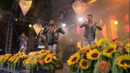 Feuerherz - Schlager-Medley + Ein Lied auf das Leben + Interview (Live @ 17. Volksschlager OpenAir Zofingen) (2016)