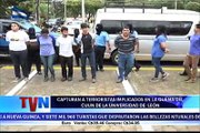 Siete miembros de la agrupación delincuencial que sembró el pánico y el terror en la ciudad universitaria, señalados de haber quemado las instalaciones del CUUN