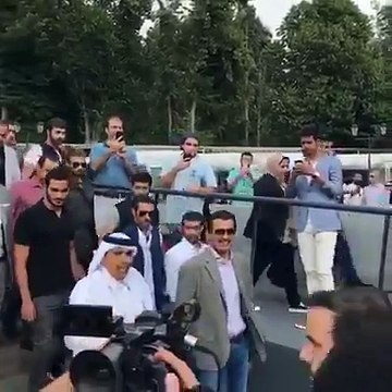 دردشة مع سمو أمير قطر الشيخ تميم بن حمد آل ثاني A chat with his highness the Amir of Qatar Sheikh Tamim Bin Hamad Al Thani #worldcup #موسكو #روسيا #قطر ##qata