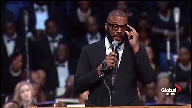 Aretha Franklin funeral: Tyler Perry FULL eulogy