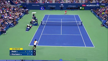 39 coups et une tension extrême : l'énorme point qui a offert le 3e set à Nadal