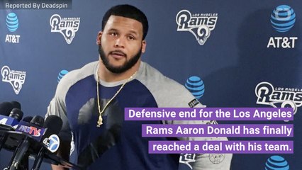 Aaron Donald FInalizes Biggest Defensive Deal IN NFL History