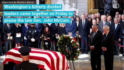 Washington Lauds McCain As One Of America's 'Bravest Souls'