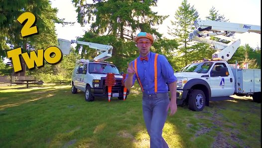 Download Blippi Goes Up in a Bucket Truck - Educational Machines ...