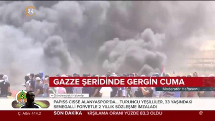 Gazze şeridinde gergin cuma