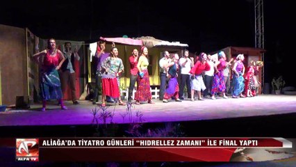 Aliağa’da Tiyatro Günleri “Hıdrellez Zamanı” İle Final Yaptı