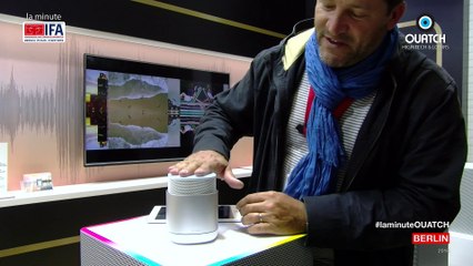 la minute S06E01 : [IFA 2018] Pure DiscovR, l'enceinte Alexa aux micros escamotables