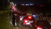 Edirne Gurbetçilerin Dönüşü Sürüyor; Kapıkule'de 6 Kilometrelik Araç Kuyruğu
