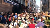Cumartesi Anneleri 701. haftada Taksim'de basın açıklaması yaptı