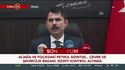 Çevre ve Şehircilik Bakanı Murat Kurum açıklama yapıyor