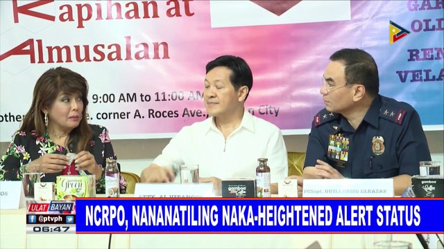 NCRPO, nananatiling naka-heightened alert status