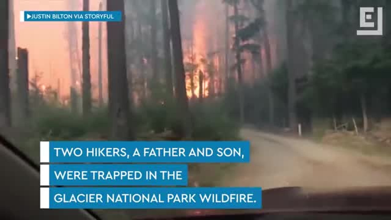 Escaping a Wildfire