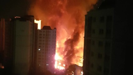 모델하우스 불로 주민 대피...천여 가구 정전 / YTN