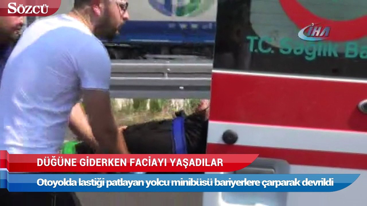 Düğüne giderken faciayı yaşadılar