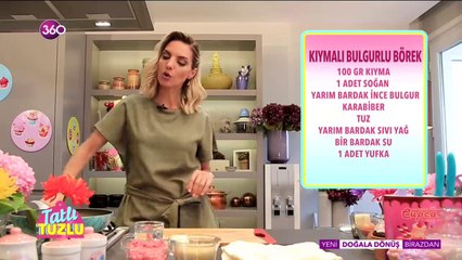 Kıymalı bulgurlu börek