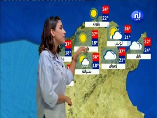 النشرة الجوية ليوم الإثنين 03 سبتمبر 2018 - قناة نسمة