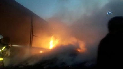 Kahramanmaraş'ta Kereste Fabrikasında Yangın